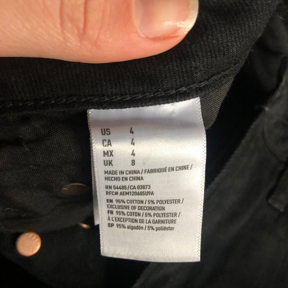 AE black denim skirt - Picture 5 of 7